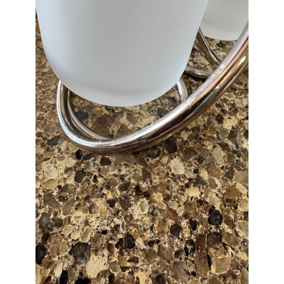 PartyLite Silver Plated Interlocking Gemini Candle Holders P7207 - Picture 7 of 12